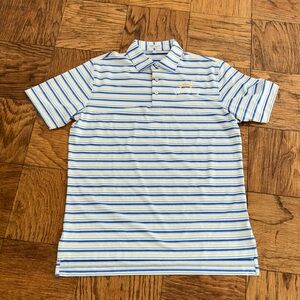Peter Millar Summer Comfort Striped Polo Size M NWT